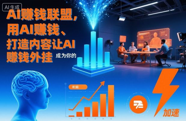 AI賺钱联盟，用AI賺钱、打造内容让AI成为你的賺钱外挂-宝藏屋创业网