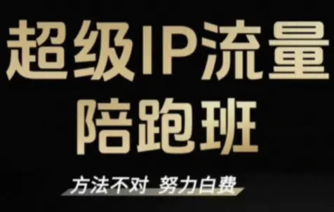 阿昱老师·超级IP流量陪跑班