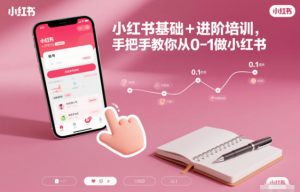 小红书基础+进阶培训,手把手教你从0-1做小红书-宝藏屋创业网