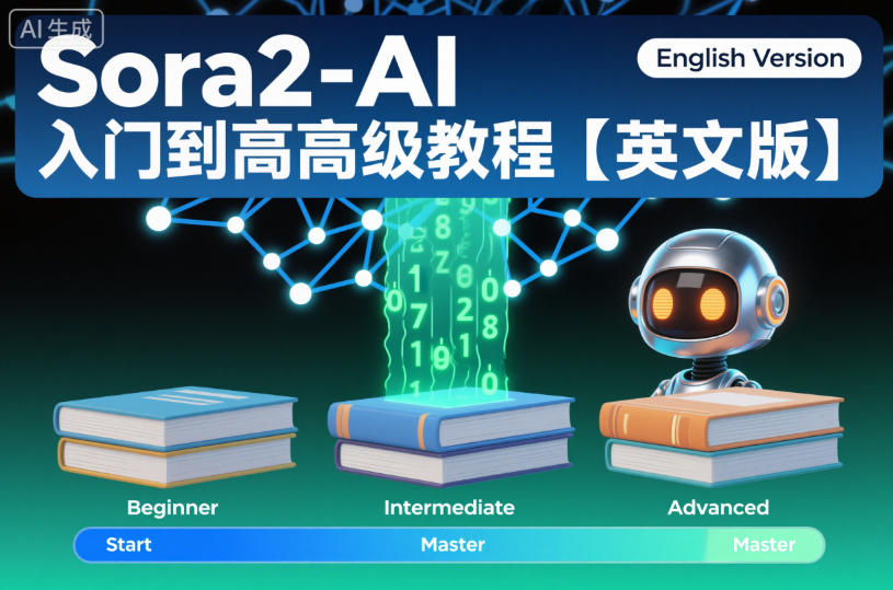 Sora2-AI入门到高级教程【英文版】-宝藏屋创业网