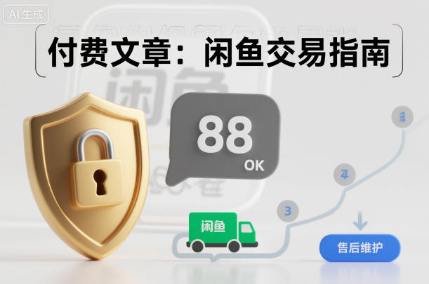 付费文章：闲鱼交易指南，怎么才能降低被坑被马扁的概率-宝藏屋创业网