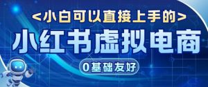项目拆解：小红书虚拟电商，年会虚拟项目，收益可观-宝藏屋创业网