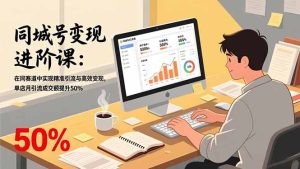 同城号变现进阶课:在同城赛道中实现精准引流与高效变现,单店月引流成交额提升50%-宝藏屋创业网