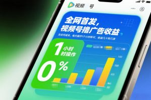 零成本变现！视频号广告收益每天 1 小时，新手日赚 50-500 元-宝藏屋创业网