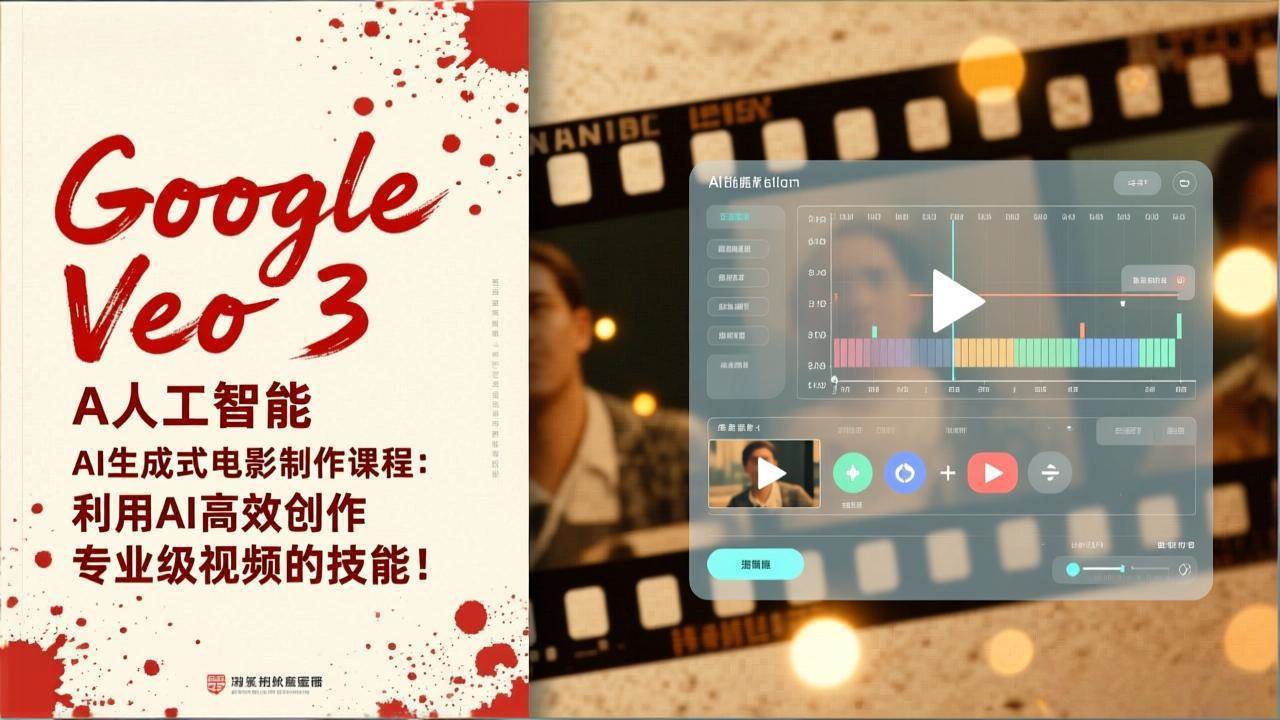Google Veo 3人工智能AI生成式电影制作课程:利用AI高效创作专业级视频的技能!-宝藏屋创业网
