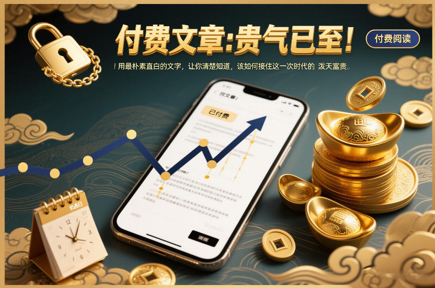 付费文章:贵气已至!用最朴素直白的文字,让你清楚知道,该如何接住这一次时代的泼天富贵-宝藏屋创业网