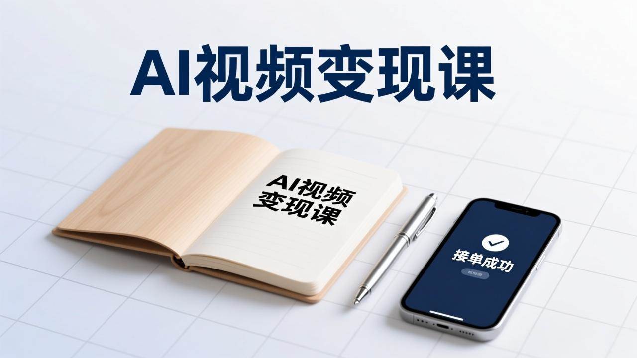 AI视频变现课，学完即可创作短片、接商单，实现<a href=