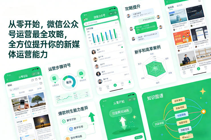 从零开始，微信公众号运营最全攻略，全方位提升你的新媒体运营能力-宝藏屋创业网