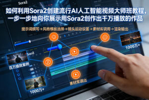 如何利用Sora2创建流行AI人工智能视频大师班，一步一步地向你展示用Sora2创作出千万播放的作品-宝藏屋创业网