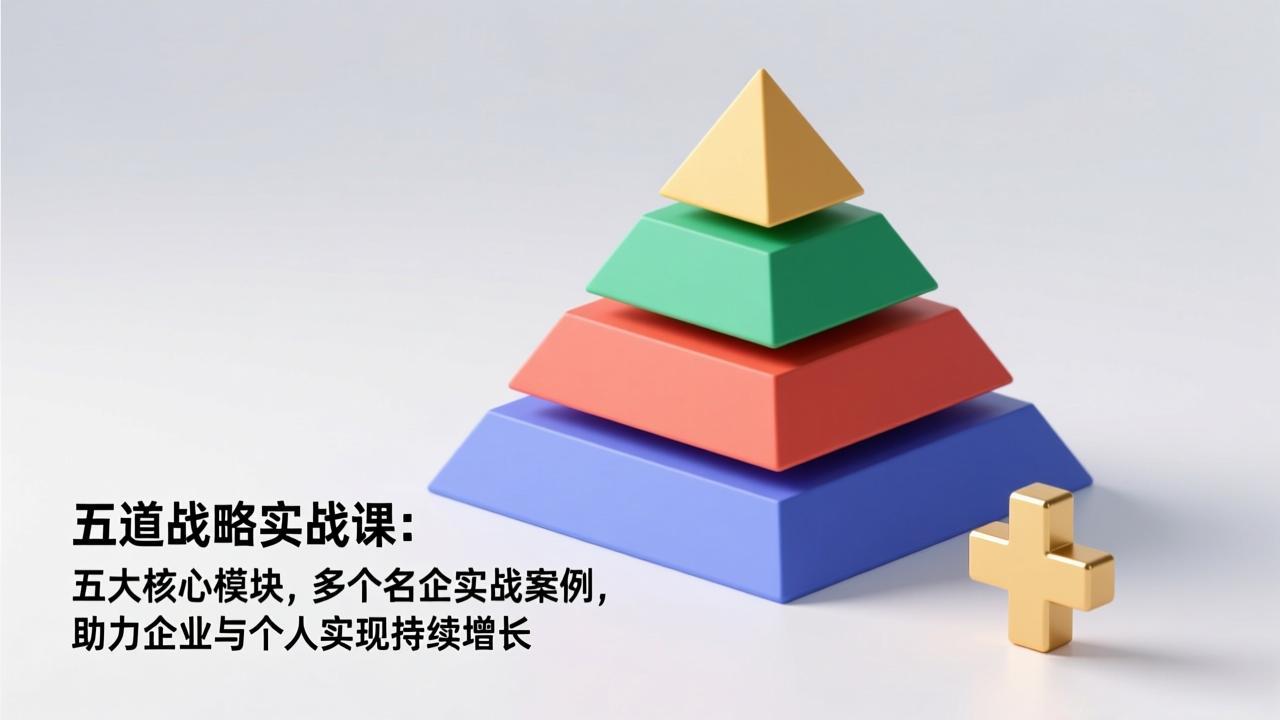 五道战略实战课：五大核心模块，多个名企实战案例，助力企业与个人实现持续增长-宝藏屋创业网