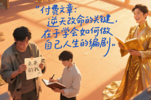 付费文章：逆天改命的关键，在于学会如何做自己人生的编剧-宝藏屋创业网