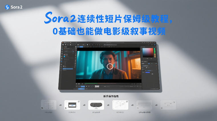 Sora2连续性短片保姆级教程，0基础也能做电影级叙事视频-宝藏屋创业网