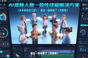 AI视频人物一致性终极解决方案(含多角色对口型),看这一篇就够了(完整版)-宝藏屋创业网