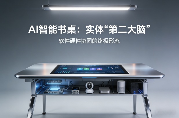 AI智能书桌搭建，构建你的实体“第二大脑”，软件硬件协同的终极形态-宝藏屋创业网
