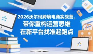 2026沃尔玛跨境电商实战营，带你重构运营思维，在新平台找准起跑点-宝藏屋创业网