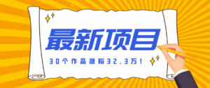 30 条作品涨粉 32 万！零成本复刻高认知心理学视频，普通人也能做的爆款玩法-宝藏屋创业网