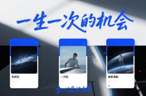 付费文章合集《一生一次的机会》3篇,一个系统性、一次性、独家性的透剧-宝藏屋创业网