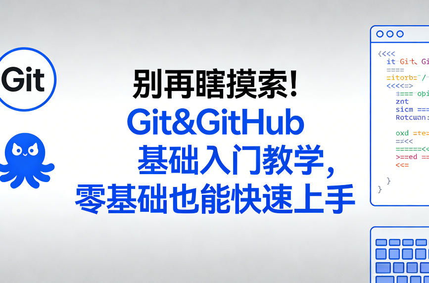 别再瞎摸索！Git&GitHub基础入门教学，零基础也能快速上手-宝藏屋创业网