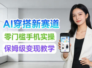 2026年AI穿搭新赛道，零门槛手机实操，保姆级变现教学-宝藏屋创业网
