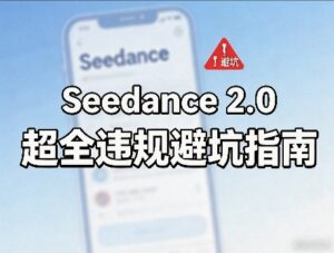 防封号，Seedance 2.0超全违规避坑指南-宝藏屋创业网