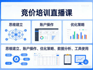 竞价培训直播课，覆盖思维建立、账户操作、优化策略、数据分析、工具使用等，全方位提升效果-宝藏屋创业网