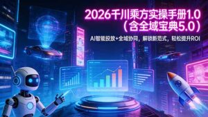 2026 千川乘方实操手册 1.0(含全域宝典 5.0-宝藏屋创业网