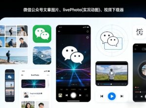 微信公众号文章图片、livePhoto(实况动图)、视频下载器-宝藏屋创业网