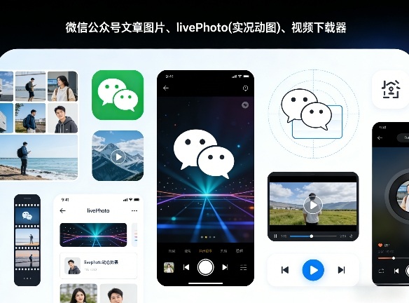 微信公众号文章图片、livePhoto(实况动图)、视频下载器-宝藏屋创业网