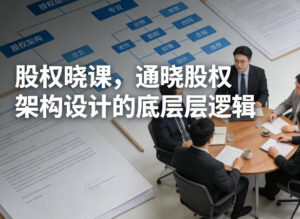 股权晓课，通晓股权架构设计的底层逻辑-宝藏屋创业网