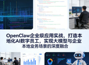 OpenClaw企业级应用实战,打造本地化AI数字员工,实现大模型与企业本地业务场景的深度融合-宝藏屋创业网
