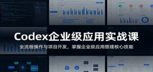 Codex企业级应用实战课:全流程操作与项目开发,掌握企业级应用搭建核心技能-宝藏屋创业网