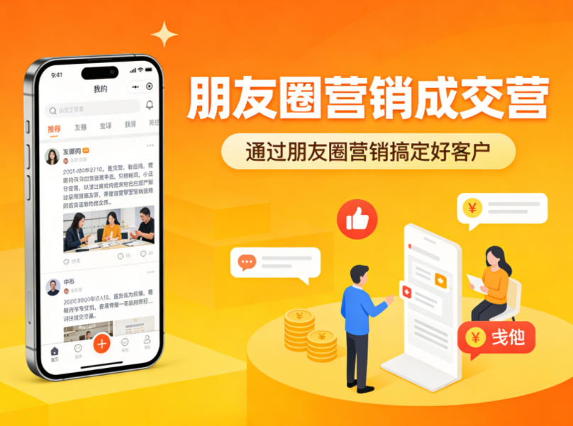 朋友圈营销成交营，通过朋友圈营销来搞定好客户-宝藏屋创业网
