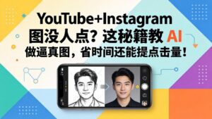 YouTube+Instagram图没人点?这秘籍教 AI 做逼真图,省时间还能提点击量-宝藏屋创业网