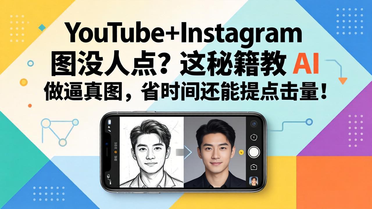 YouTube+Instagram图没人点？这秘籍教 AI 做逼真图，省时间还能提点击量-宝藏屋创业网