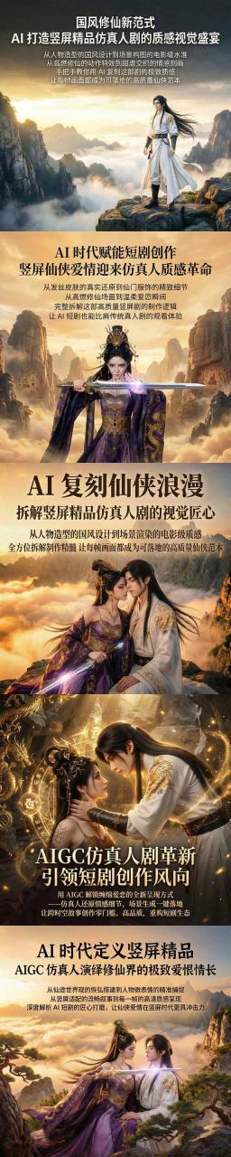 图片[2]-AIGC 仿真人短剧创作革新，解锁仙侠爱恋全新呈现，一键出高质场景，零门槛打造爆款剧集-宝藏屋创业网