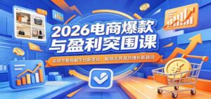 2026电商爆款与盈利突围课：名师齐聚拆解平台新变化，解锁无界高效增长新路径-宝藏屋创业网