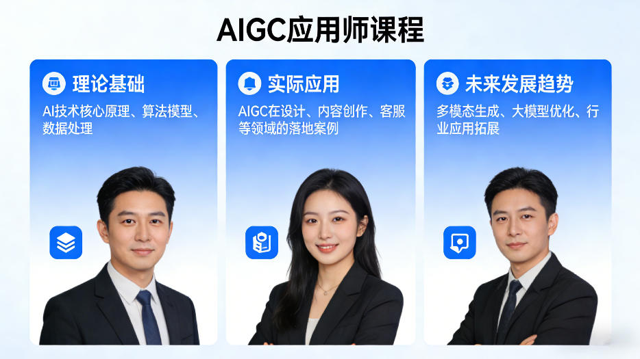 AIGC应用师课程，覆盖了AI技术的理论基础、实际应用、以及未来发展趋势(更新)-宝藏屋创业网