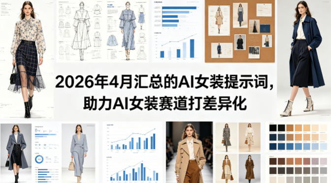 2026年4月汇总的AI女装提示词，助力AI女装赛道打差异化-宝藏屋创业网