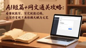 AI短篇+网文通关攻略-更新4月：看懂就能写、写完就能过稿，让写作变现不再依赖天赋与文笔-宝藏屋创业网