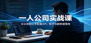 一人公司实战课：从认知到上手配置API，新手也能快速落地-宝藏屋创业网