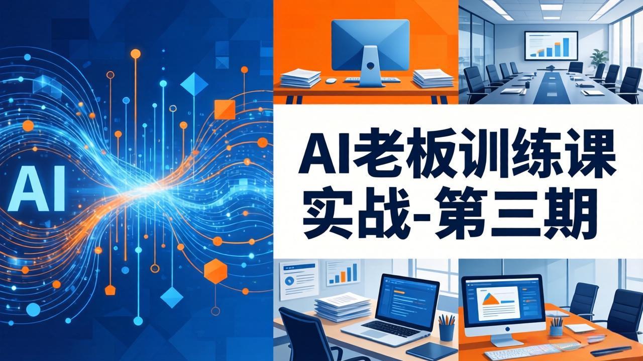 AI老板训练课实战-第三期：AI+内容应用落地教学，从0到1打通AI变现完整路径-宝藏屋创业网