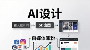 人人都是AI设计师：SD出图+自媒体涨粉一站教学，告别图文素材焦虑，AI设计让你轻松避开内卷-宝藏屋创业网