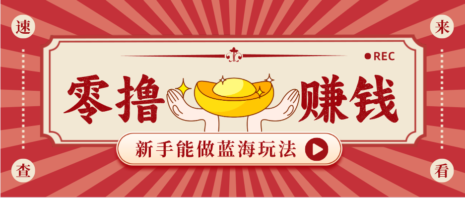 新手也能变现的蓝海玩法，一个人人能做的项目，需求量极大日入300+！-宝藏屋创业网