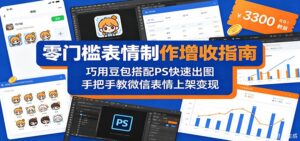 零门槛表情制作增收指南:巧用豆包搭配 PS 快速出图,手把手教微信表情上架变现-宝藏屋创业网