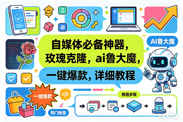 （18391期）玫瑰克隆神器，一键ai爆款工具，自媒体必备，60多个功能的详细教程-宝藏屋创业网