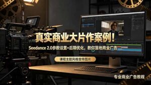 真实商业大片作案例!Seedance 2.0参数设置+后期优化,教你落地商业广告-宝藏屋创业网