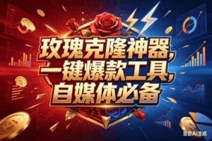 （18361期）玫瑰克隆神器，一键爆款ai工具，自媒体必备，60多个功能的详细教程-宝藏屋创业网