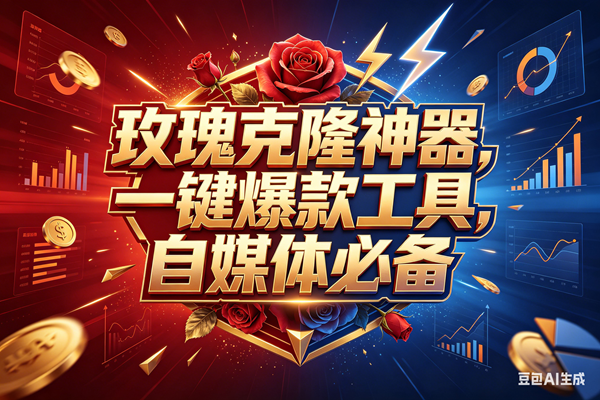 （18361期）玫瑰克隆神器，一键爆款ai工具，自媒体必备，60多个功能的详细教程-宝藏屋创业网