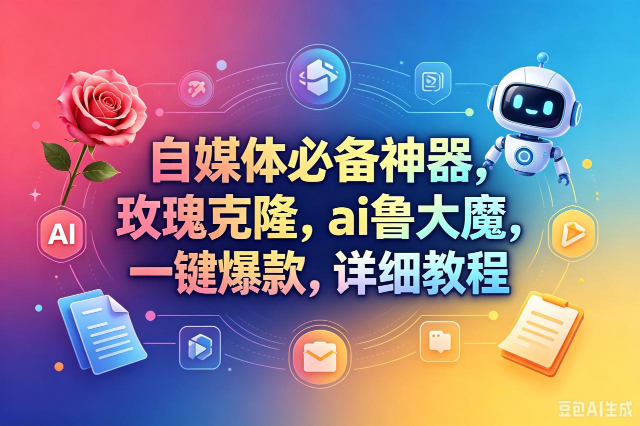 （18292期）玫瑰克隆神器，一键爆款工具，自媒体必备，60多个功能的教程-宝藏屋创业网