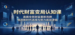 时代财富变局认知课:直面全民财富重新洗牌,悟透新时代选择与努力底层逻辑-宝藏屋创业网